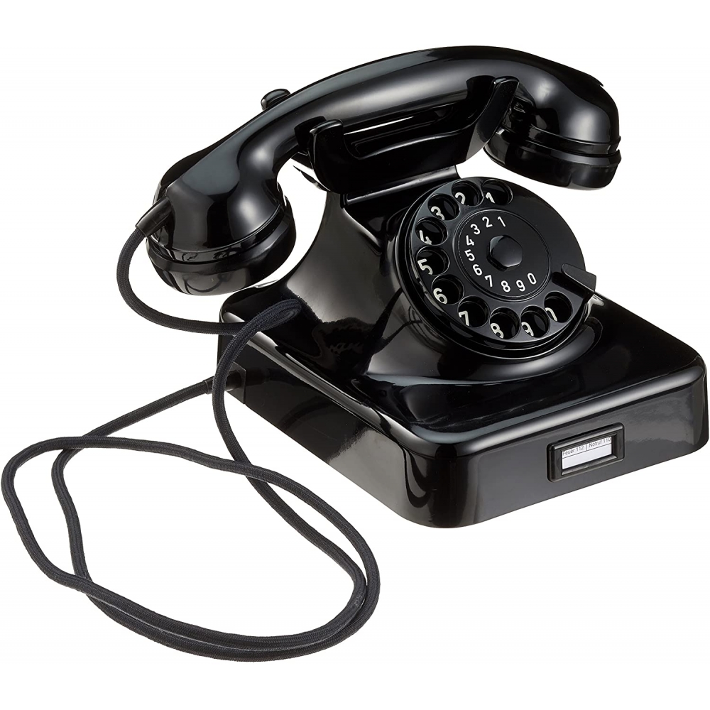 Nostalgietelefon W48 - Telefon - schwarz